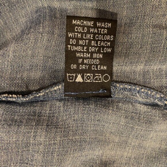 Women's Velvet Heart Blue Denim maxi Wrap skirt w tie belt size L - Picture 7 of 7